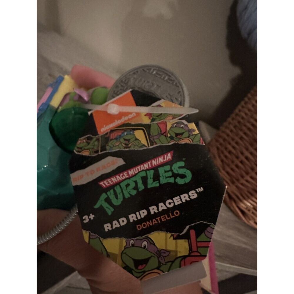 Teenage Mutant Ninja Turtles Rad Rip Racers Pull Back Car NEW Complete Set of 4 - Picture 13 of 16